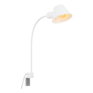 Briloner 2079-016 - Zidna fleksibilna lampa 1xE27/10W/230V bela