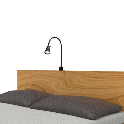 Briloner 2080-015 - LED fleksibilna zidna lampa COMFORT LIGHT 1xGU10/5W/230V crna