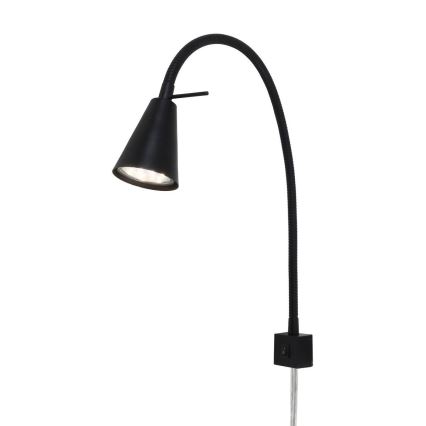 Briloner 2080-015 - LED fleksibilna zidna lampa COMFORT LIGHT 1xGU10/5W/230V crna
