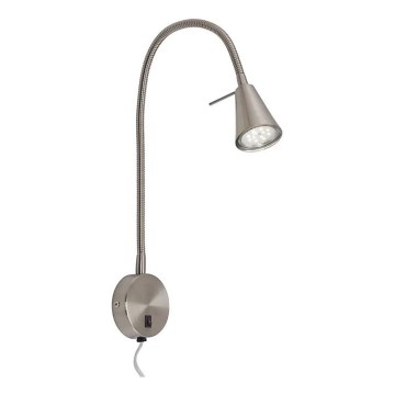 Briloner 2082-012 - LED fleksibilna zidna lampa COMFORT LIGHT 1xGU10/5W/230V mat hrom