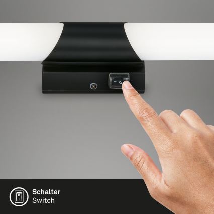 Briloner 2111-115 - LED kupatilsko osvetljenje za ogledalo LED/11W/230V IP44 47 cm crna