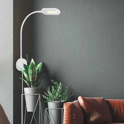 Briloner 2177016 - LED prigušiva fleksibilna zidna lampa LED/6W/230V bela