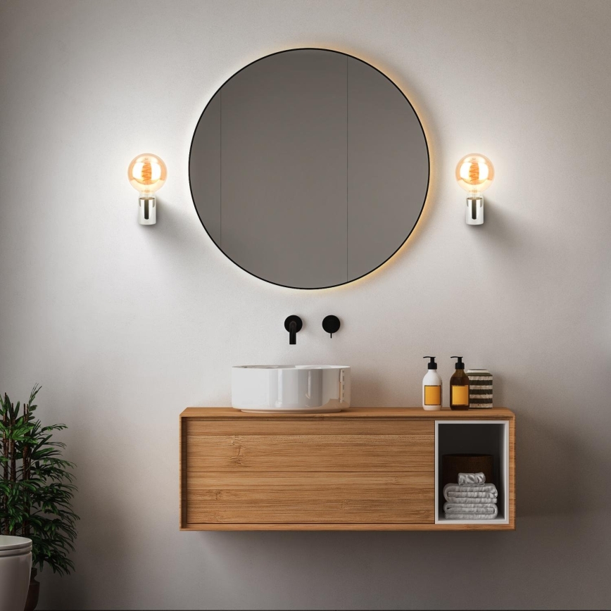 Briloner 2182-018 - Kupatilsko zidno svetlo DONGA 1xE27/10W/230V IP44 sjajni hrom