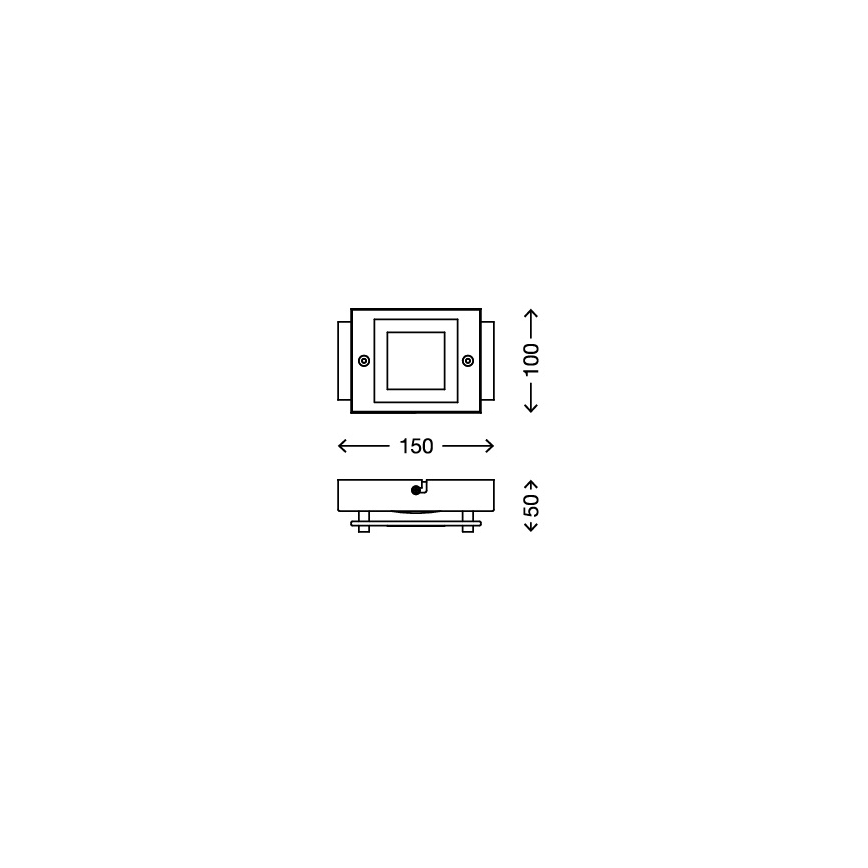 Briloner - 2213-018 - LED kupatilsko stropno svetlo SPLASH LED/4,5W/230V IP44