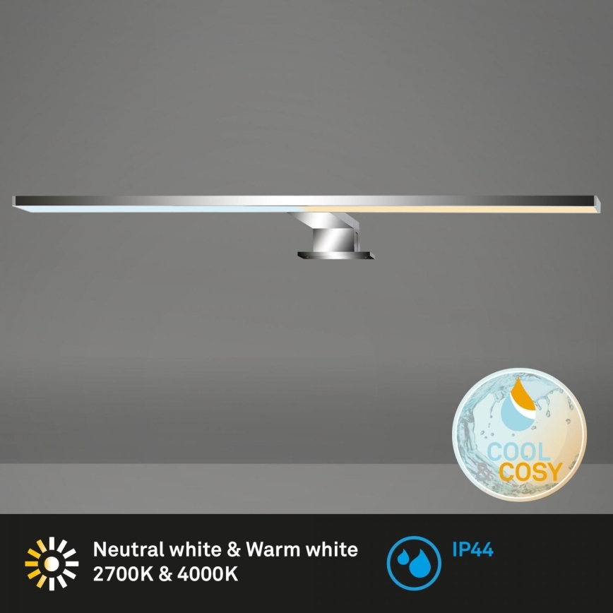 Briloner 2299-018 - LED prigušiva rasveta za ogledala u kupatilu COOL&COSY LED/8W/230V 2700/4000K IP44