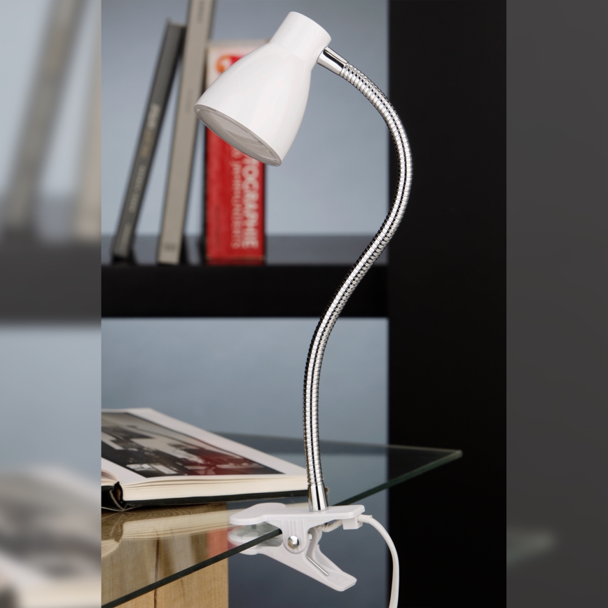 Briloner 2615-016P - LED lampa sa stezaljkom GRIP LED/2,5W/230V bela