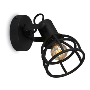 Briloner 2669-015 - Zidna reflektorska lampa RETRO 1xE14/25W/230V crna