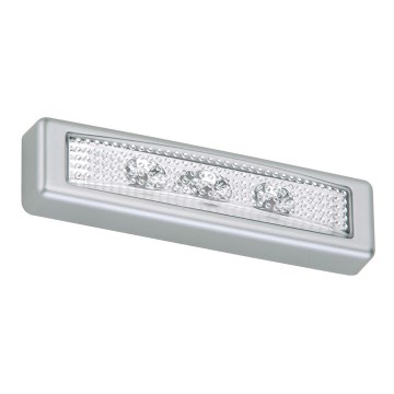 Briloner 2689-034 - LED dodirno orijentaciono svetlo LERO LED/0,18W/3xAAA srebrno