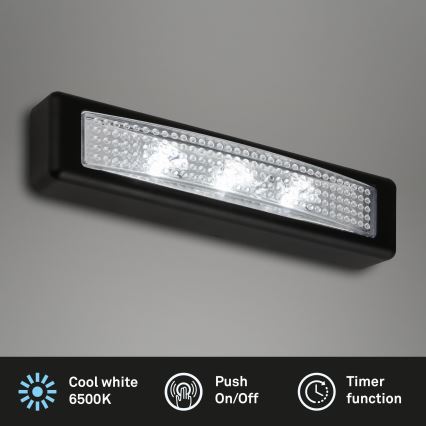 Briloner 2689-035 - LED dodirna orijentaciona svetiljka LERO LED/0,18W/3xAAA crna