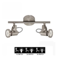 Briloner 2712-022 - LED prigušiva spot svetiljka SEMPLICE 2xGU10/5W/230V