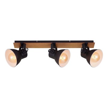 Briloner 2742-035 - Spot svetlo SPOTLIGHT 3xE27/40W/230V crna/smeđa