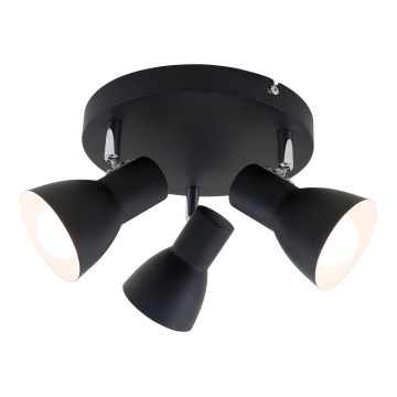 Briloner 2860-035 - Spot lampa CUP 3xE14/25W/230V crna