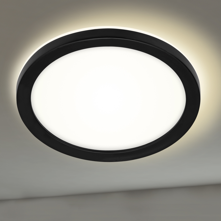 Briloner 3008-015 - LED plafonsko svetlo LED/8W/230V prečnik 21 cm crno IP44