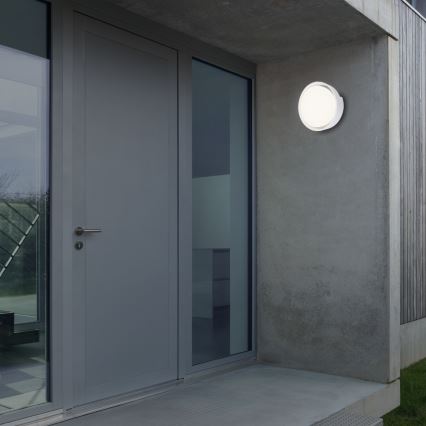 Briloner 3019-016 - LED spoljna zidna lampa GENUA LED/18W/230V IP44 bela