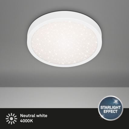 Briloner 3048-016 - LED plafonjera RUNA LED/18W/230V, bela