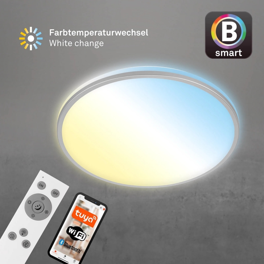Briloner 3065-014 - LED prigušiva stropna svetiljka IVY LED/42W/230V Wi-Fi Tuya prečnika 49 cm + daljinski upravljač