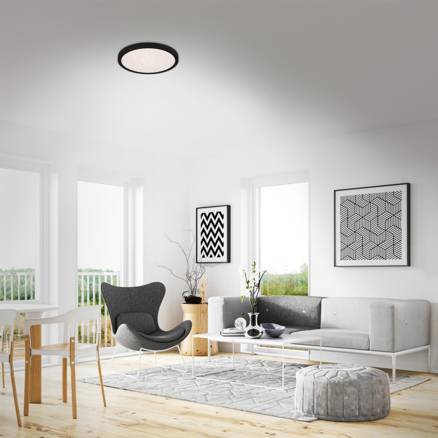 Briloner 3071-015 - LED plafonsko svetlo RUNA LED/24W/230V crno