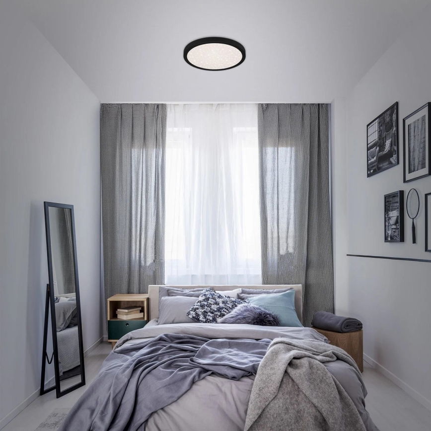 Briloner 3071-015 - LED plafonsko svetlo RUNA LED/24W/230V crno