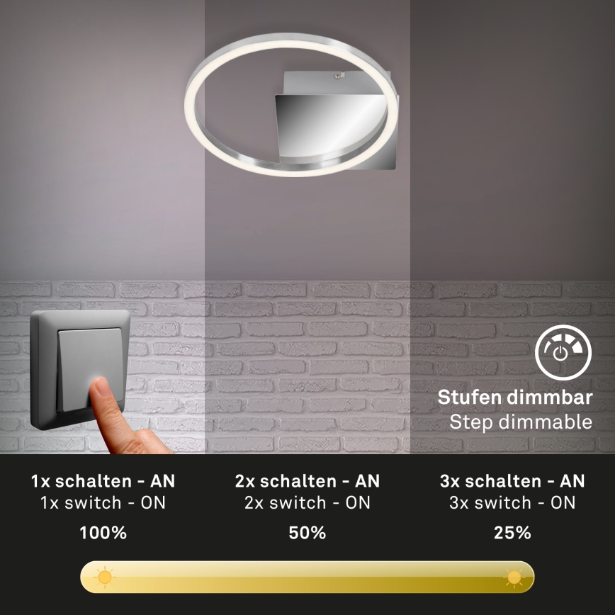 Briloner 3106-018 - LED prigušiva plafonska lampa FRAMES LED/7,5W/230V