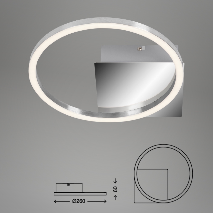 Briloner 3106-018 - LED prigušiva plafonska lampa FRAMES LED/7,5W/230V