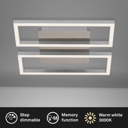 Briloner 3107-012 - LED prigušiva plafonsko svetlo FRAME 2xLED/7,25W/230V