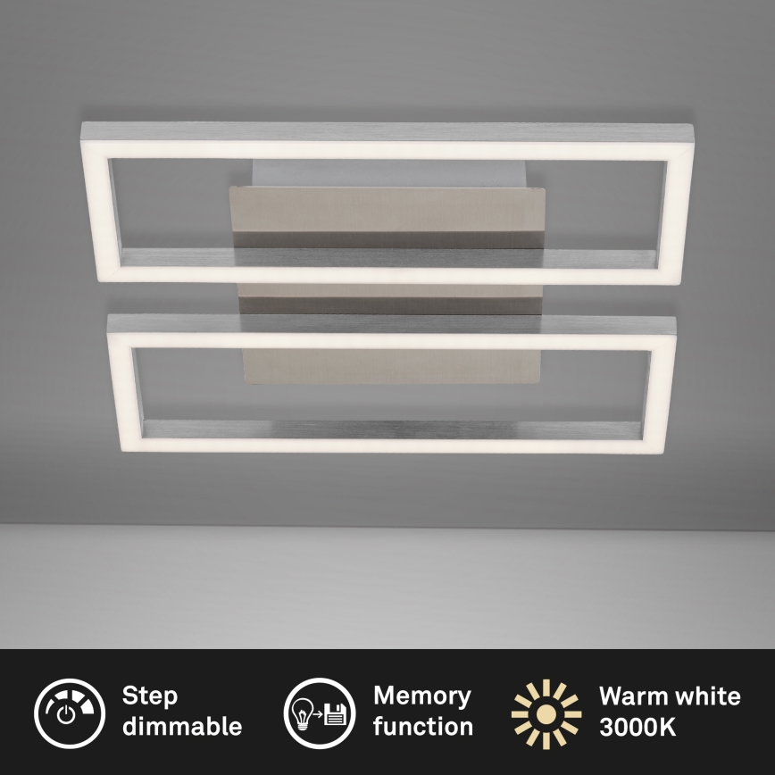 Briloner 3107-012 - LED prigušiva plafonsko svetlo FRAME 2xLED/7,25W/230V