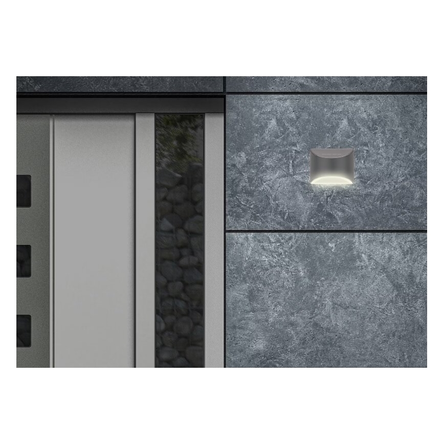 Briloner 3133015 - LED solarno zidno svetlo LED/2W/3,7V IP44 3000K 300 mAh