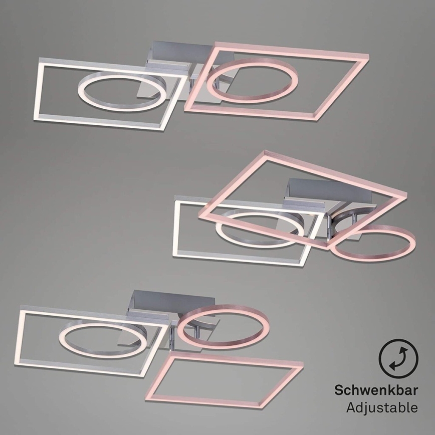 Briloner 3135-018 - LED prigušiva stropna svetiljka FRAME LED/43,8W/230V 3000K