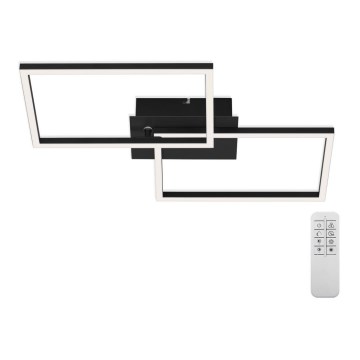 Briloner 3149-018 - LED prigušiva plafonska svetiljka FRAME 2xLED/15W/230V + daljinski upravljač