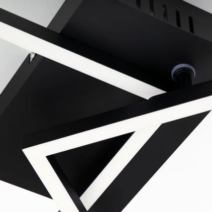 Briloner 3149-018 - LED prigušiva plafonska svetiljka FRAME 2xLED/15W/230V + daljinski upravljač