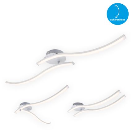 Briloner 3165-029 - LED plafonski luster za površinsku montažu GO 2xLED/9W/230V