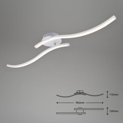 Briloner 3165-029 - LED plafonski luster za površinsku montažu GO 2xLED/9W/230V
