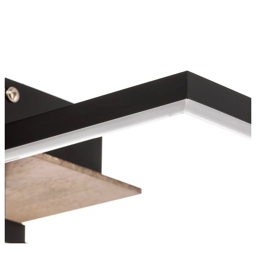 Briloner 3210-014 - LED prigušiva stropna svetiljka FRAME 2xLED/11W/230V braon