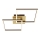 Briloner 3210-017 - LED prigušiva stropna svetiljka FRAME 2xLED/11W/230V zlatna