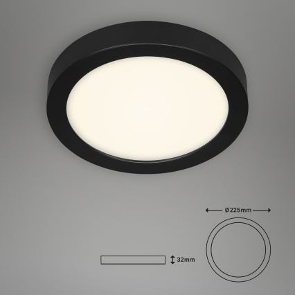 Briloner 3465-415 - LED plafonsko svetlo FIRE LED/16,5W/230V prečnik 22,5 cm