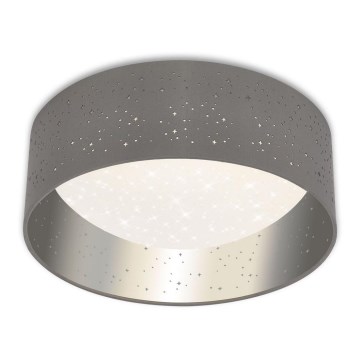 Briloner 3482014 - LED plafonjera MAILA STARRY LED/12W/230V siva/srebrna