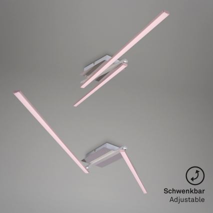 Briloner 3500-018 - LED plafonski luster STAFF 2xLED/6W/230V