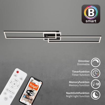 Briloner 3538-015 - LED prigušiva luster FRAME 2xLED/20W/230V 2700-6500K Wi-Fi Tuya + daljinski upravljač