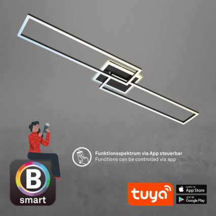 Briloner 3538-015 - LED prigušiva luster FRAME 2xLED/20W/230V 2700-6500K Wi-Fi Tuya + daljinski upravljač