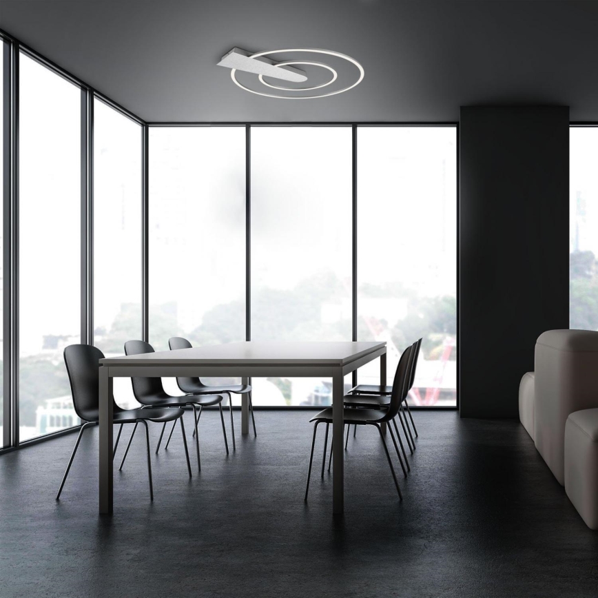 Briloner 3543-018 - LED prigušiva plafonska svetiljka NICO LED/25W/230V matni hrom