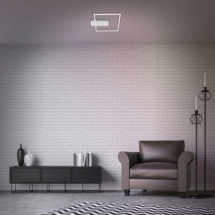 Briloner 3544-018 - LED prigušiva stropno svetlo NICO LED/12W/230V mat hrom