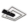 Briloner 3545-015 - LED prigušiva stropna svetiljka NICO LED/25W/230V crna