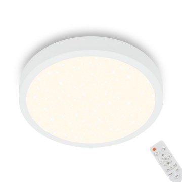 Briloner 3701-016 - LED prigušiva plafonska svetiljka RUNA LED/18W/230V 2700-6500K bela + daljinski upravljač
