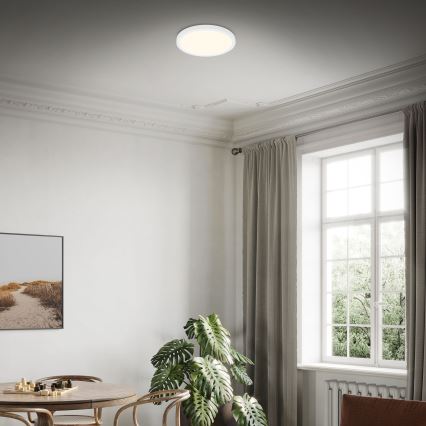 Briloner 3704-016 - LED prigušiva stropna svetiljka RUNA LED/22W/230V 2700-6500K bela + daljinski upravljač