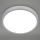 Briloner 3709-014 - prigušiva LED RGBW plafonska svetiljka LED/22W/230V 4000K prečnik 38 cm srebrna + daljinski upravljač