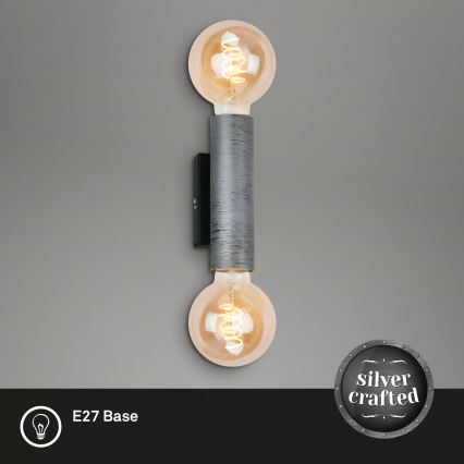 Briloner 3710-024 - RETRO zidno svetlo 2xE27/10W/230V