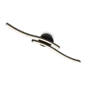 Briloner 3718-025 - LED plafonski luster REY 2xLED/6W/230V crna
