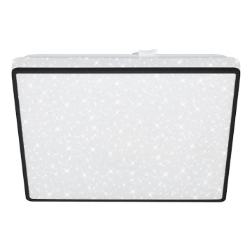 Briloner 3748-415 - LED Stropno svetlo STAR SKY LED/15W/230V 27x27 cm crna