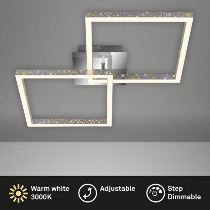 Briloner 3751-019 - LED stropno svetlo (prigušiva) FRAME LED/20W/230V, sjajni hrom