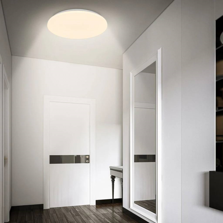 Briloner 3828-016 - LED stropno svetlo za kupatilo sa senzorom pokreta WALK LED/24W/230V IP54 prečnik 35 cm belo
